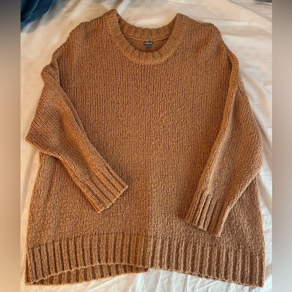 Orange over-sized sweatshirt from Aerie